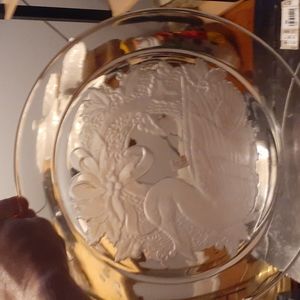 That Toscany Collection Crystal Duck Platter 35.6 dia.